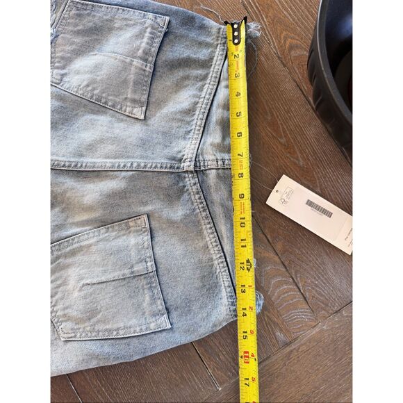 Unravel Project Lace Up Denim Shorts - Picture 5 of 7